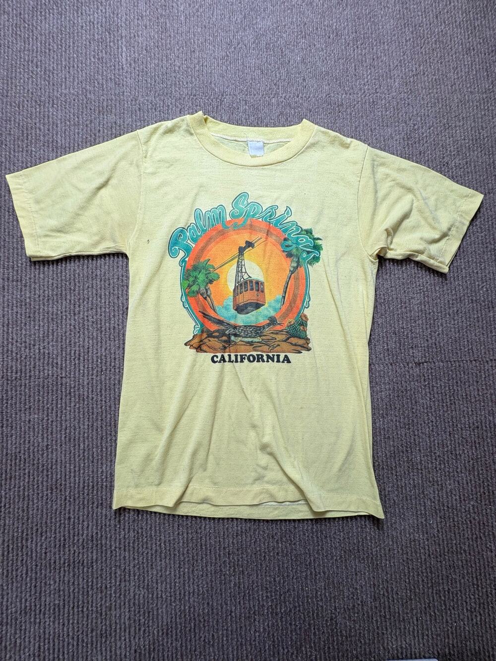 Vintage Palm Springs California single stitched graphic t-shirt no size
